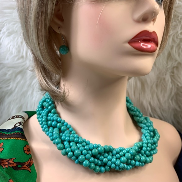 Sophia collection necklace and earring set. NWT - Picture 2 of 4